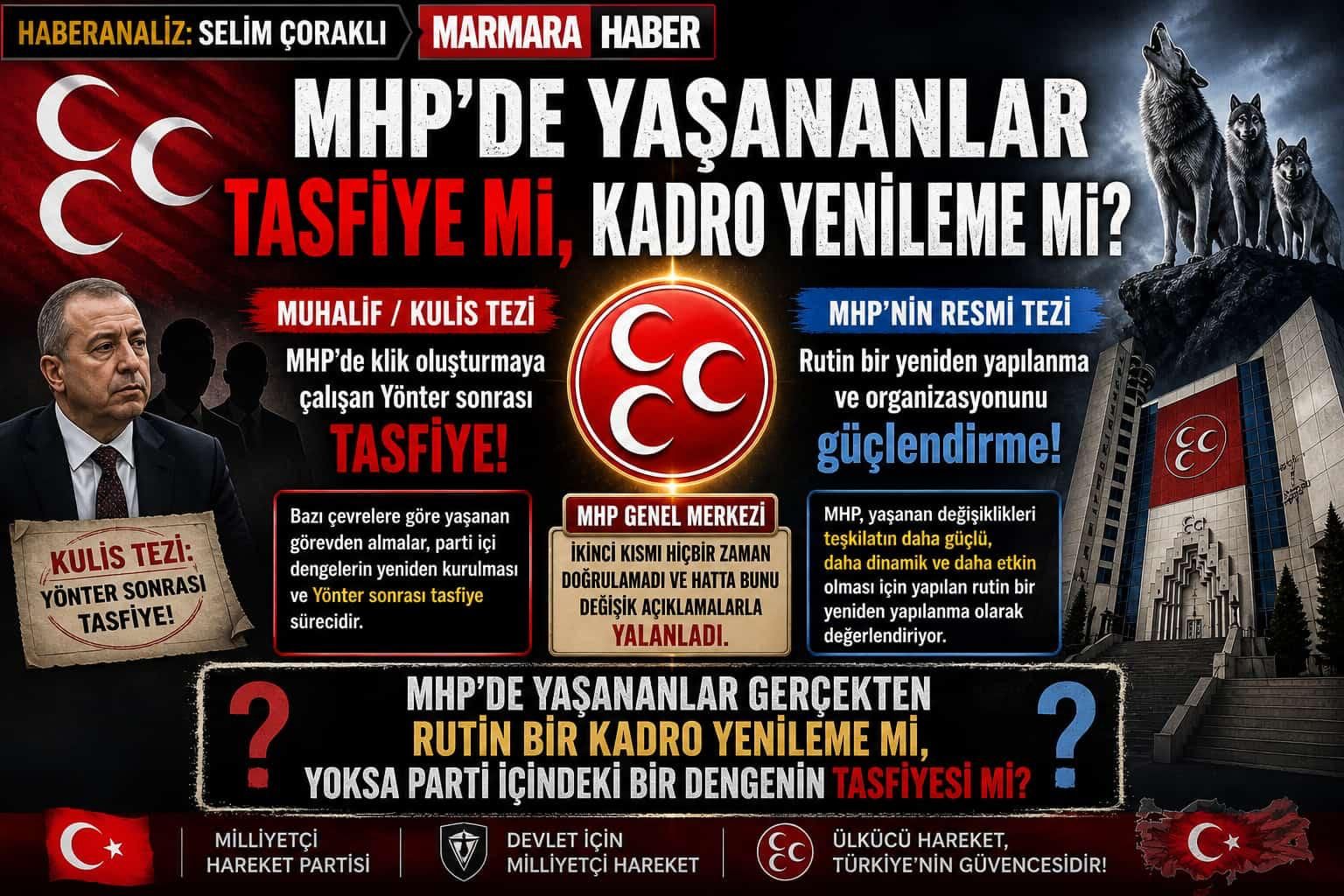 MHP'de yaşananlar tasfiye mi, kadro yenileme mi?