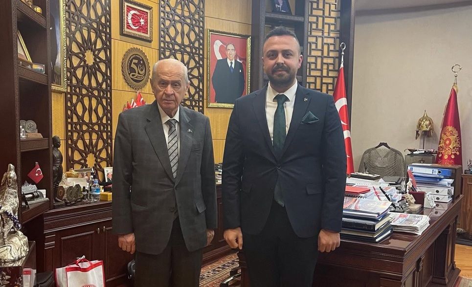 MHP Tekirdağ İl Başkanı Şirin, Bahçeli’yi ziyaret etti