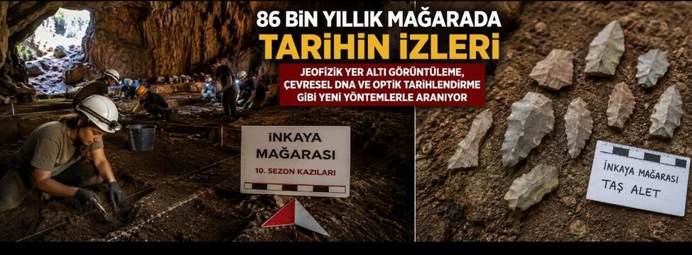 86 bin yıllık İnkaya Mağarası tarihe ışık tutuyor