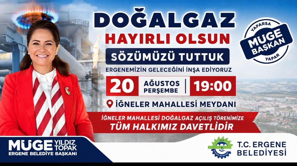Trakya'da  bir mahalle  daha  doğal gaza kavuştu