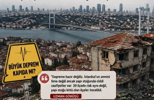 İstanbul’da deprem alarmı: Asıl risk yapı stokunda