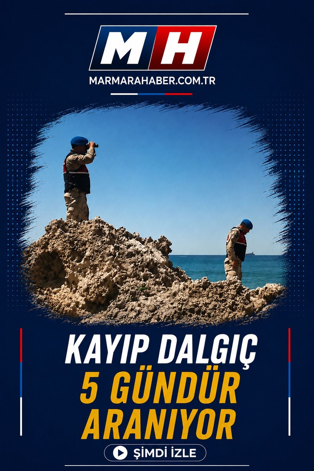 Kaybolan dalgıcı arama çalışmaları 5'inci gününde