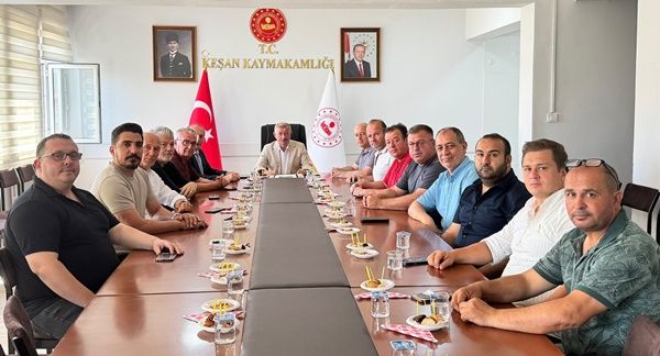 Kaymakamlıktan Keşanspor’a destek
