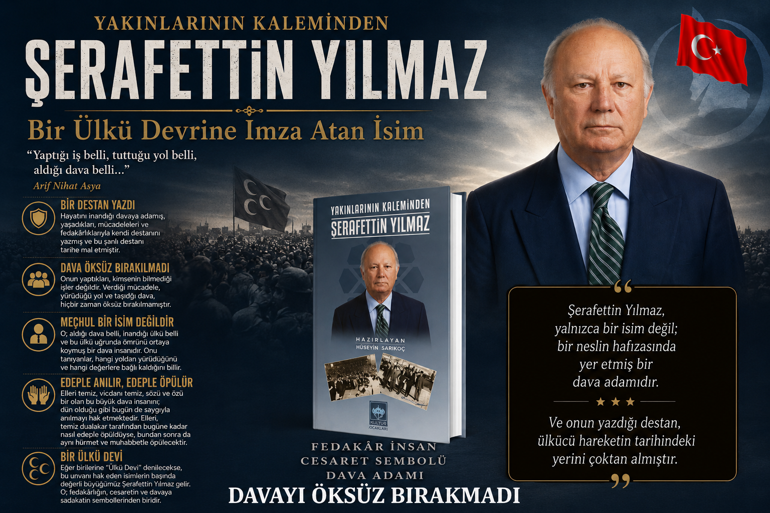 DAVASI BELLİ, TUTTUĞU BAYRAK BELLİ!