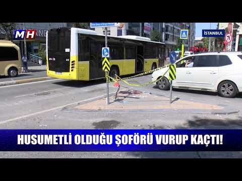 Husumetli olduğu şoförü vurup kaçtı
