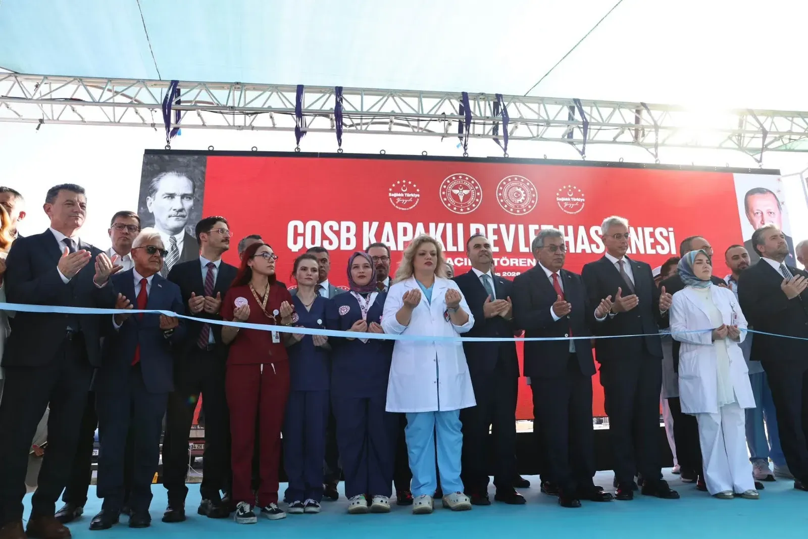 ÇOSB Kapaklı Devlet Hastanesi’ne görkemli açılış
