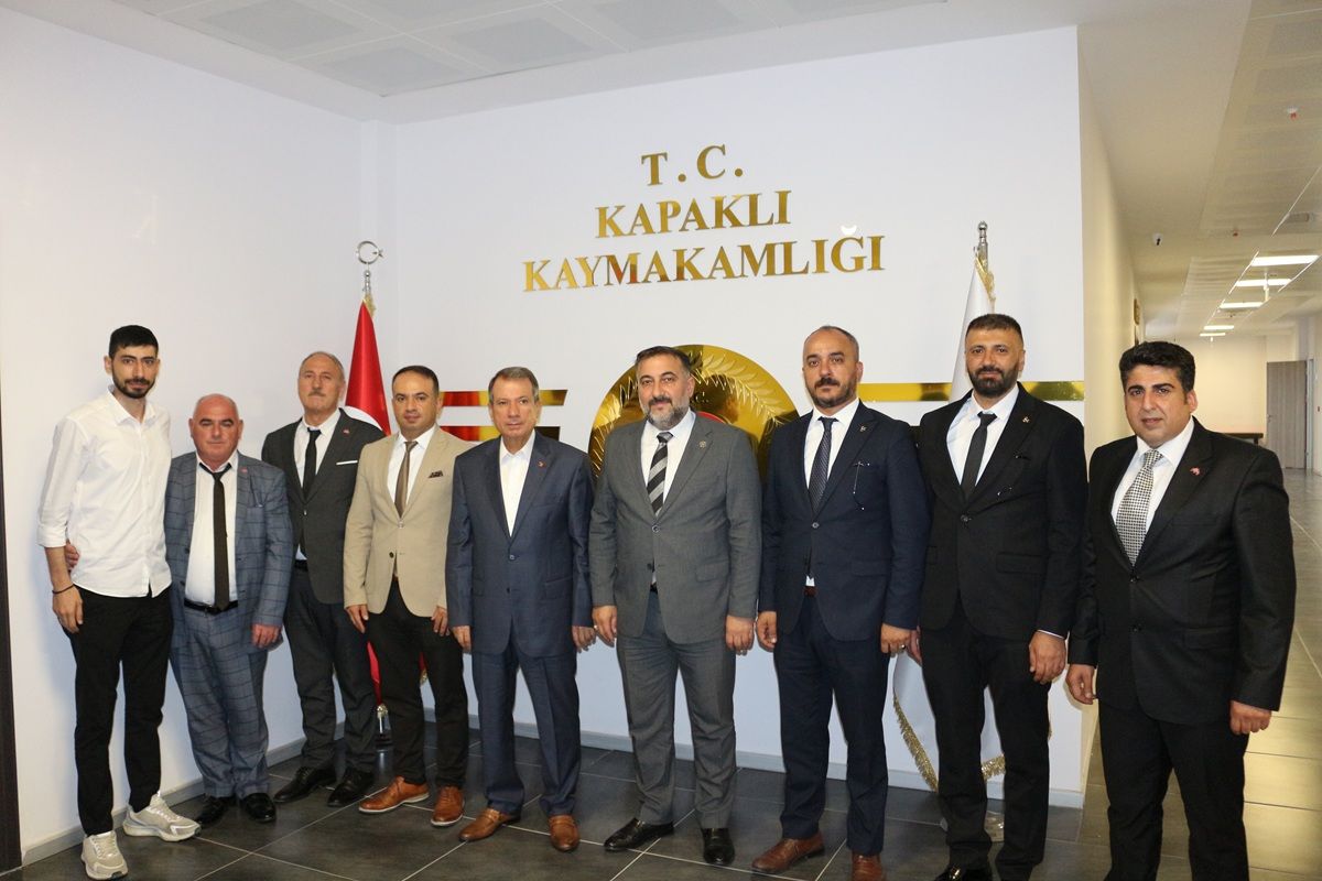 MHP Kapaklı İlçe Teşkilatı’ndan Kaymakam Gürdal’a ziyaret