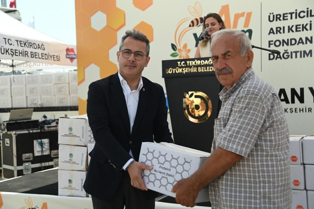 Büyükşehirden arıcılara 186 tonu aşan destek