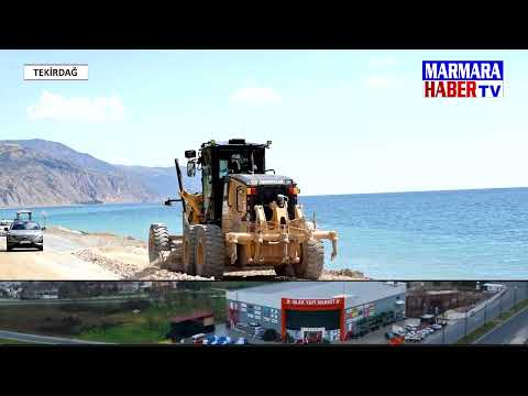 Uçmakdere-Şarköy yolu etap etap yenileniyor