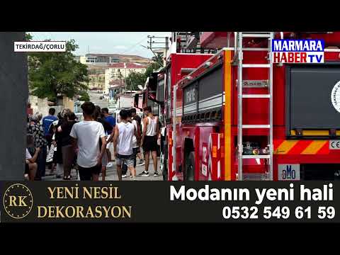 Ev yangınında dumandan 1 kişi etkilendi