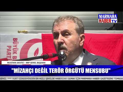 Destici: Mizahçı değil terör örgütü mensubu