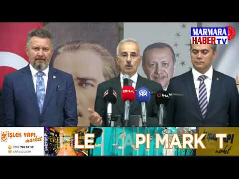 Bakanı Uraloğlu, Tekirdağ'da