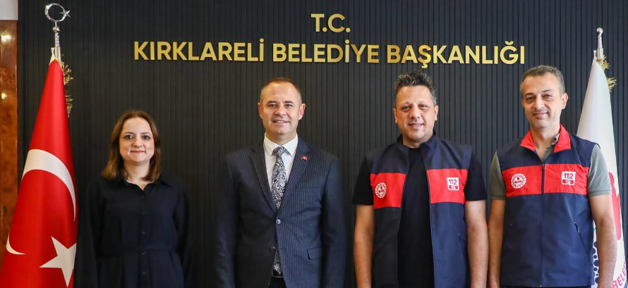 112 Çağrı Merkezi Müdürü Çekiç’ten Başkan Bulut’a ziyaret