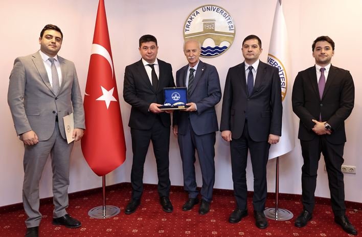 Azerbaycan heyetinden Trakya Üniversitesi’ne ziyaret 