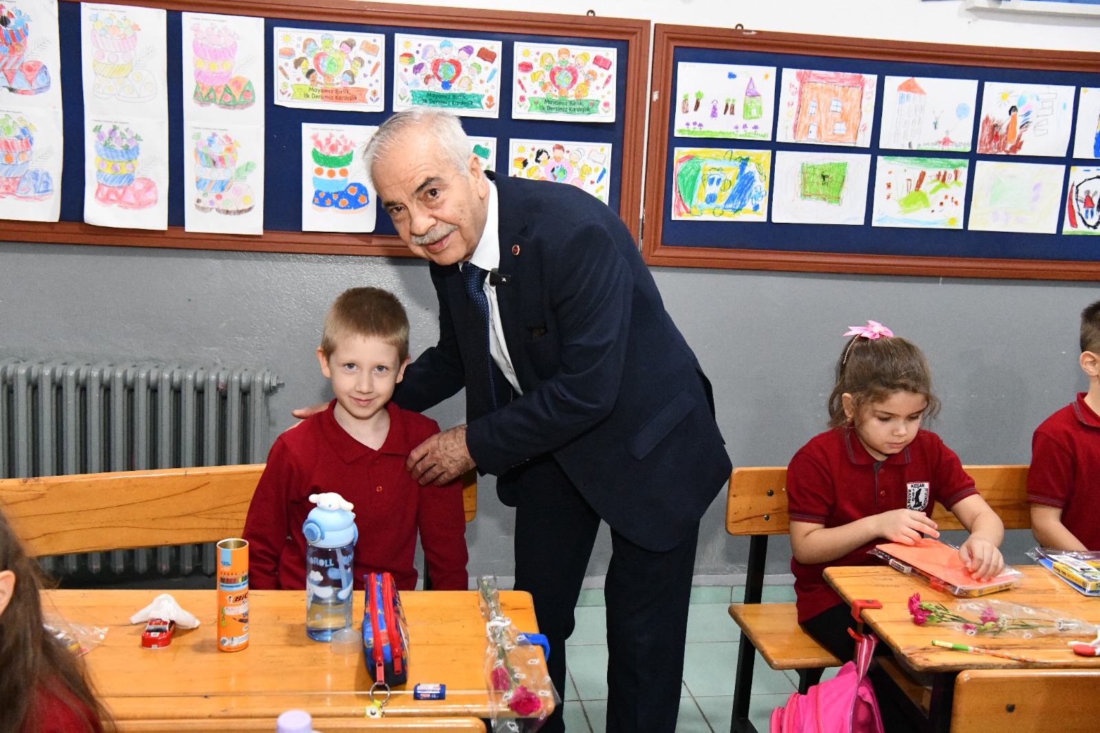 Mini mini birlerin kırtasiye setleri belediyeden
