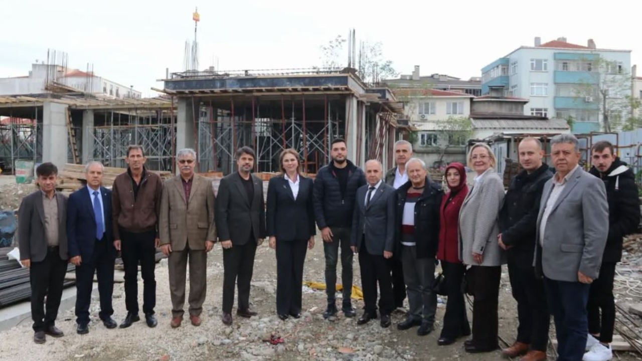 Hükümet Konağı inşaatını incelediler
