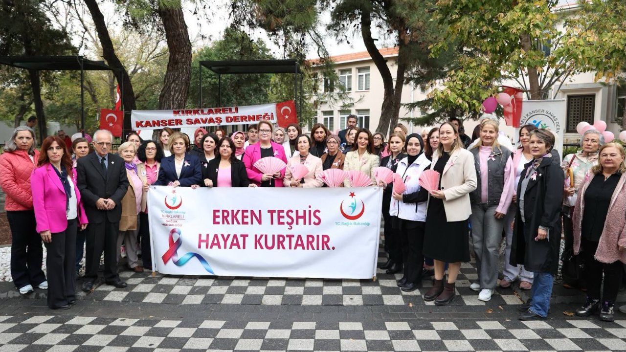 Kırklareli’nde meme kanserine karşı erken tanı çağrısı