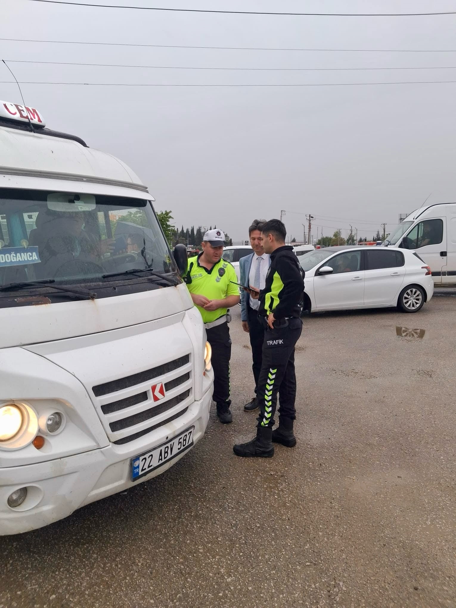 Keşan’da öğrenci servislerine sıkı denetim