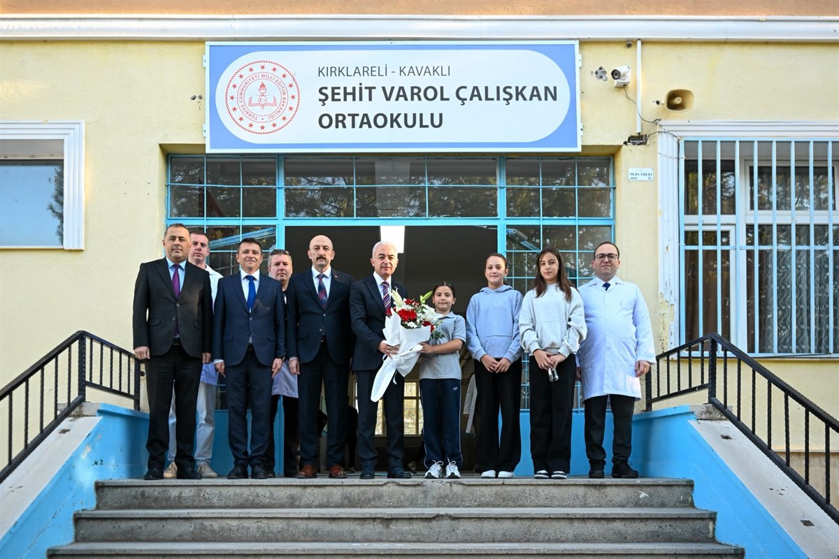Vali Turan’dan okul ziyareti