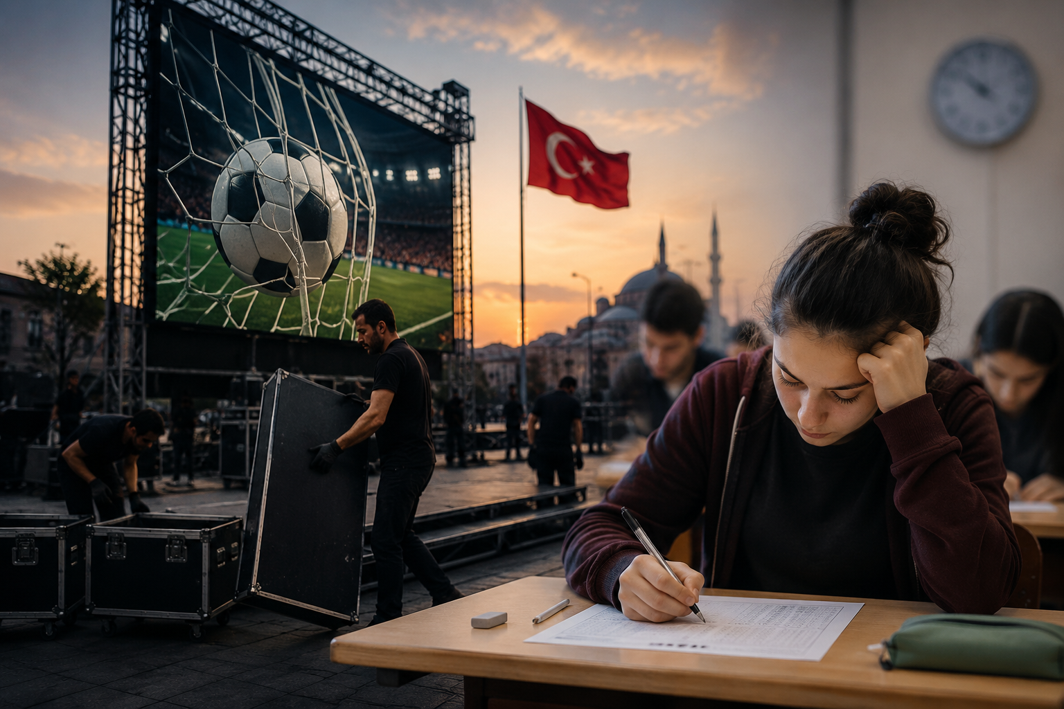 Milli maçın dev ekran yayınları iptal edildi