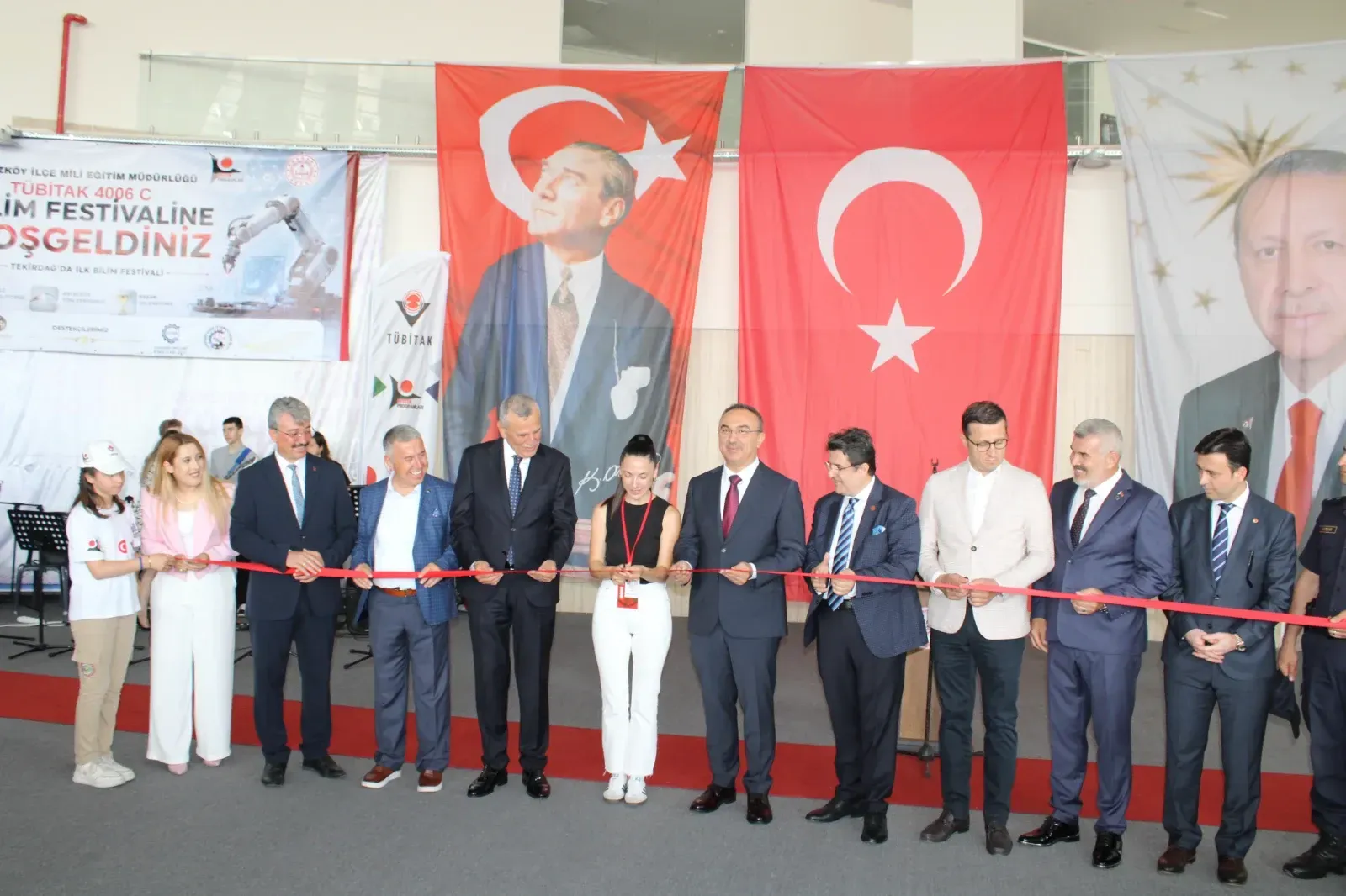Tekirdağ’ın ilk TÜBİTAK 4006-C Bilim Festivali, Çerkezköy’de düzenlendi