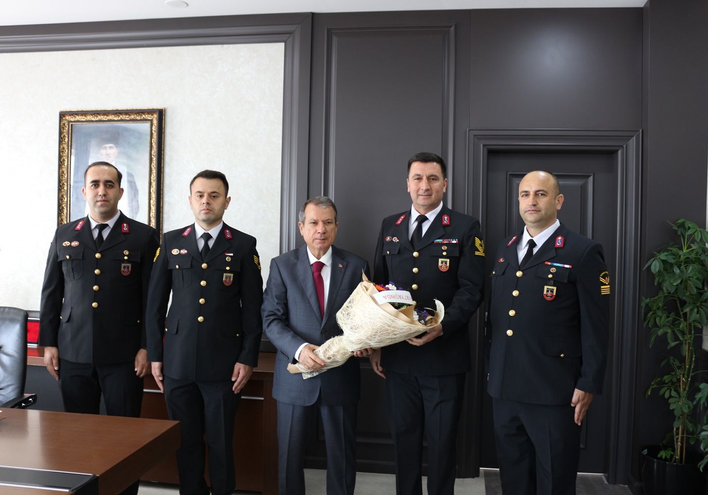 Jandarma teşkilatından Kaymakam Gürdal’a ziyaret