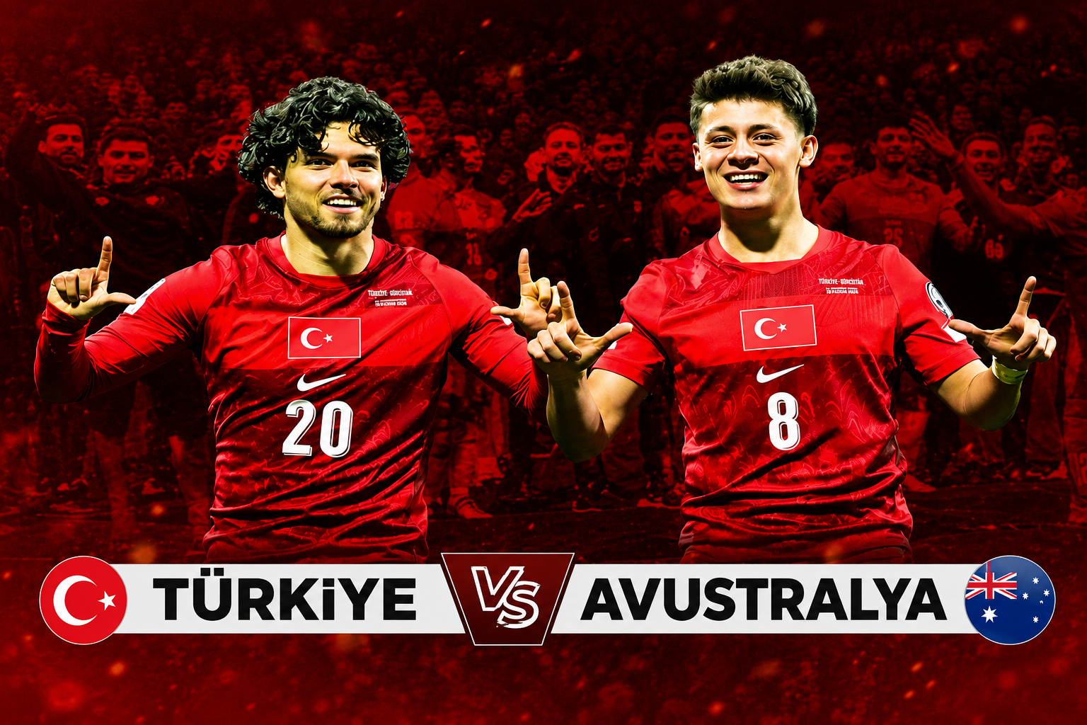 Dev ekranda milli maç heyecanı