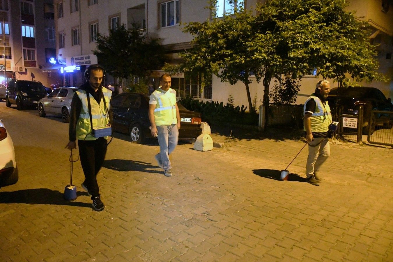 245 kilometrelik hatta akustik dinleme yapıldı