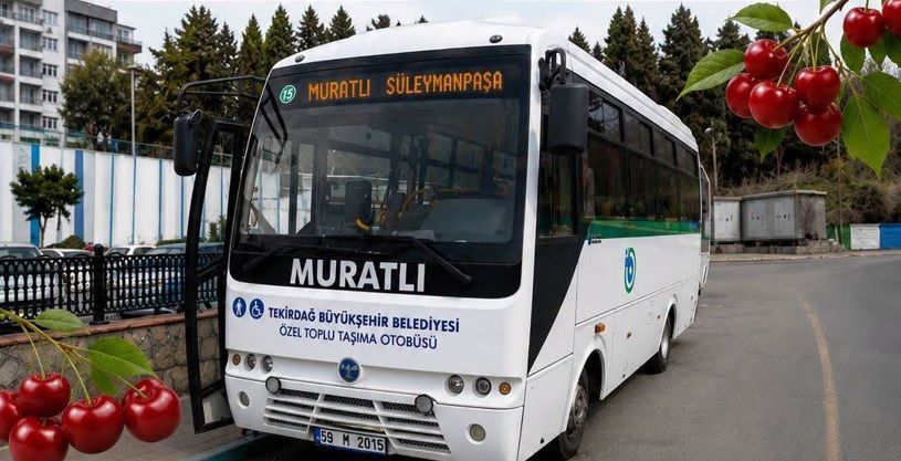 Kiraz Festivali’nde ulaşım kolaylığı