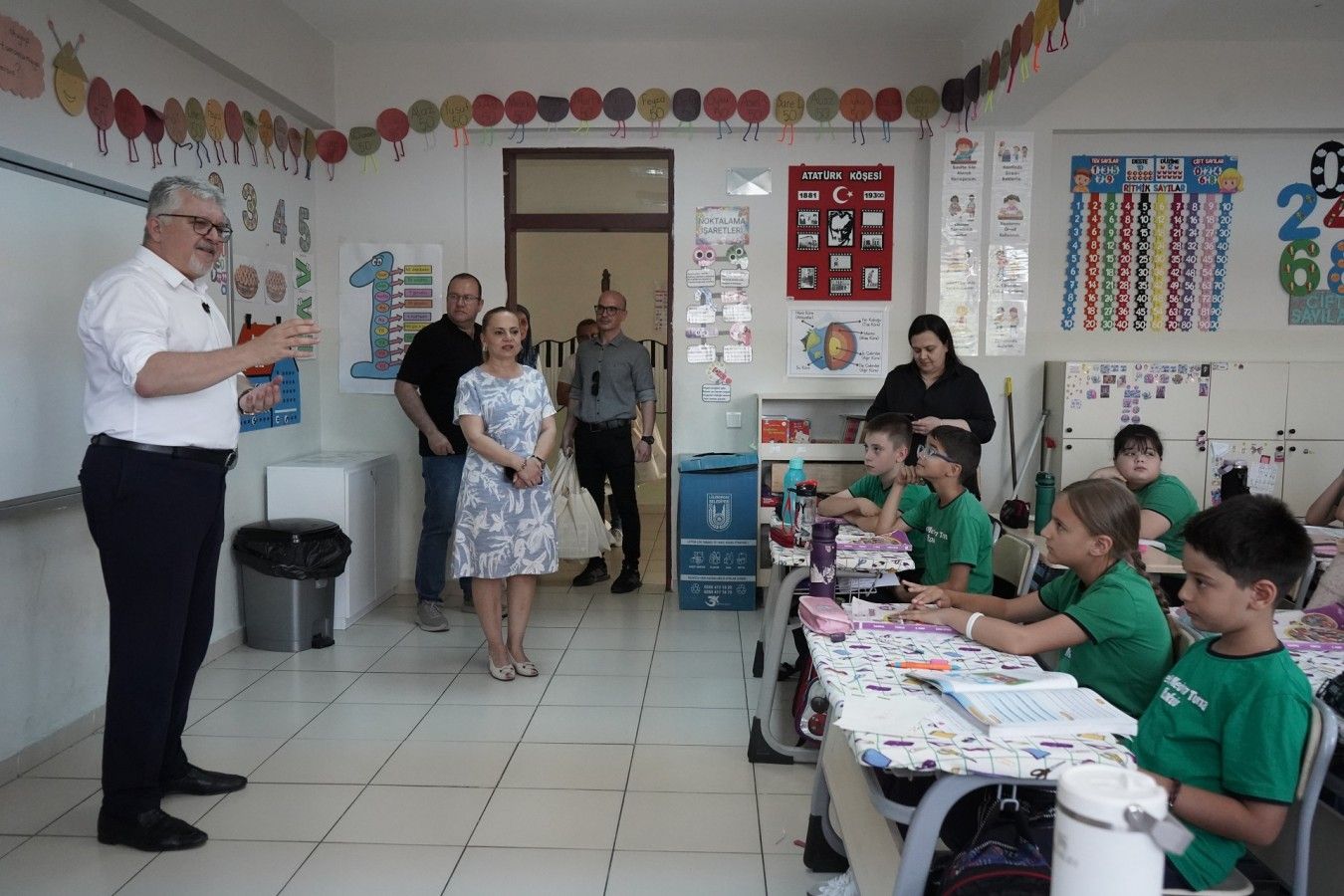 Başkan Gerenli’den Şehit Mednan Tuna İlkokulu’na ziyaret