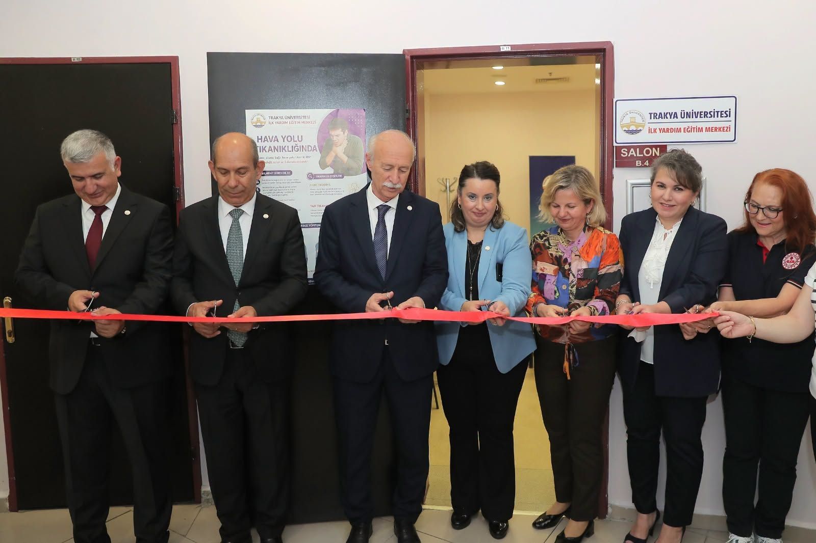 Trakya Üniversitesi’nde İlk Yardım Eğitim Merkezi açıldı
