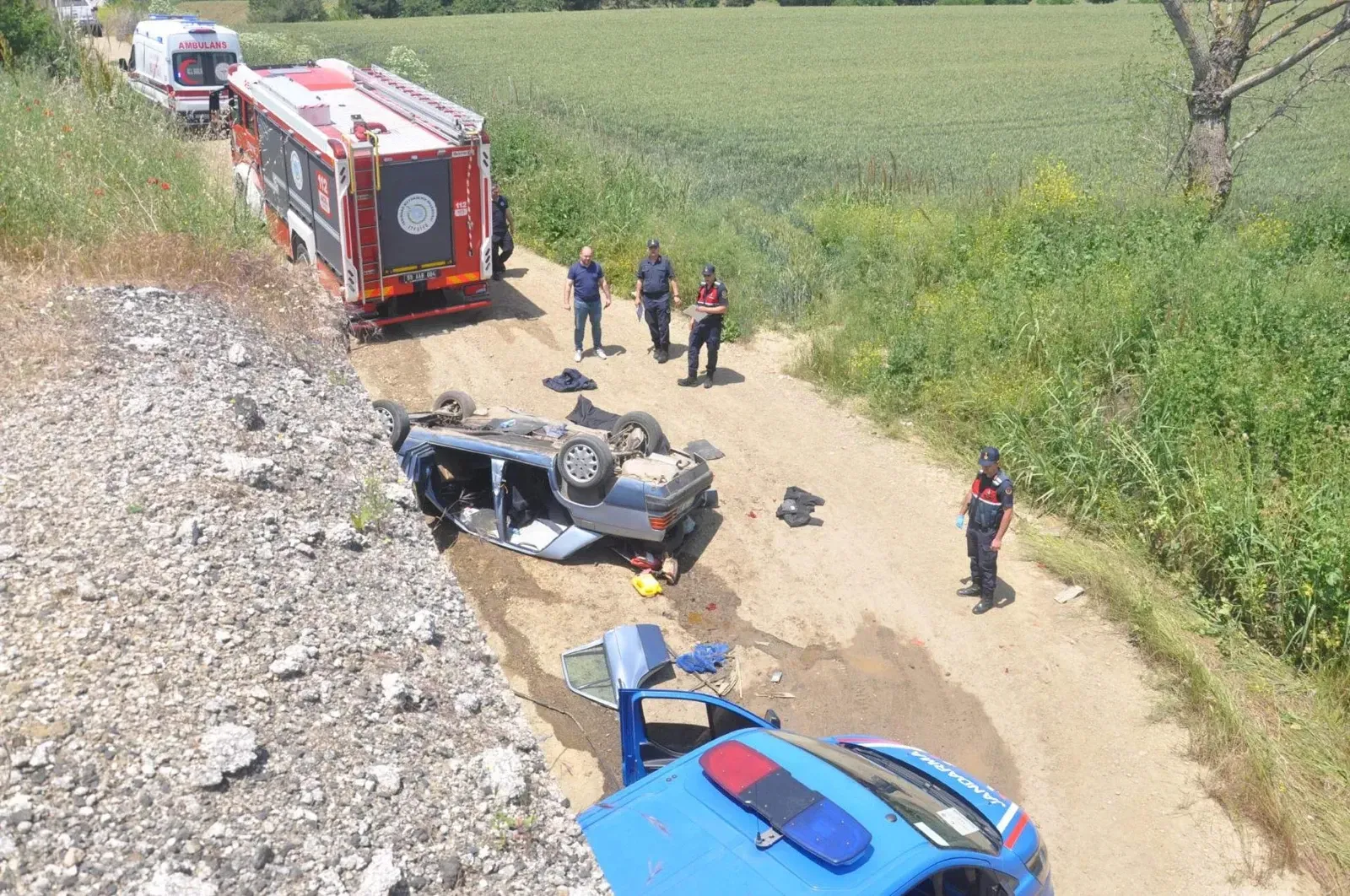 Malkara’da korkunç kaza! Sürücü hayatını kaybetti