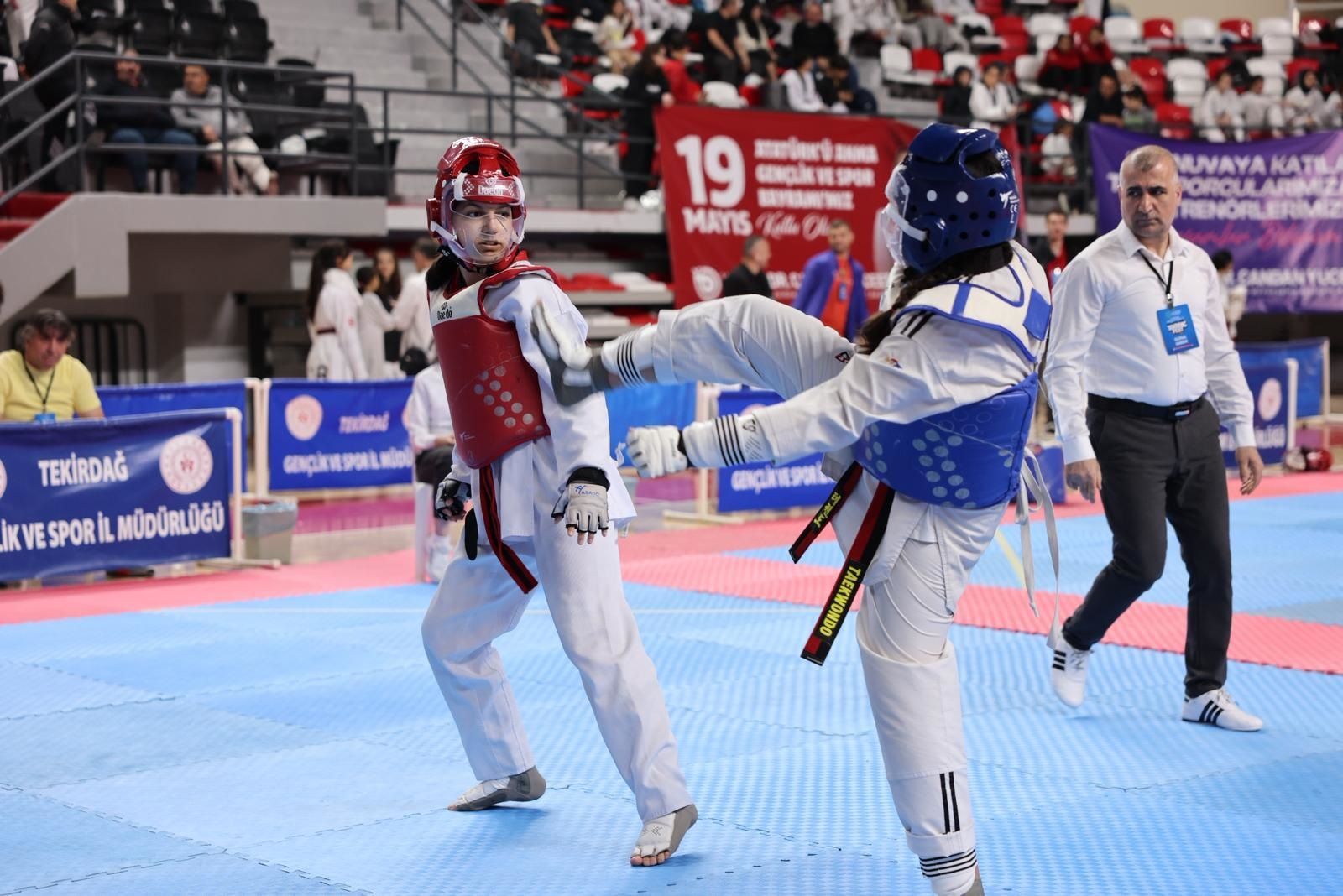 TEKGENÇFEST’te taekwondo coşkusu yaşandı