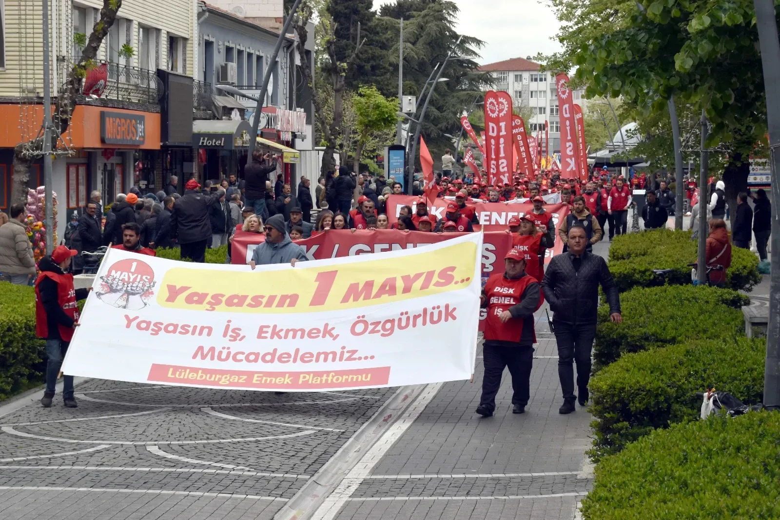 Lüleburgaz’da 1 Mayıs kutlaması