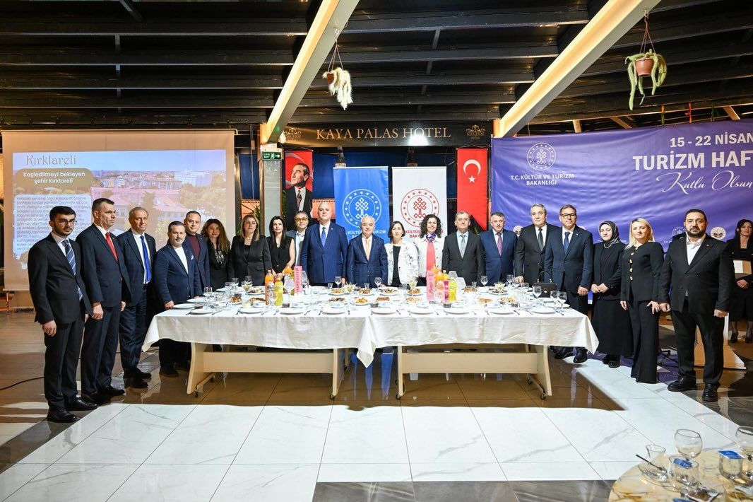 Turizm sektörü temsilcileri, resepsiyonda bir araya geldi