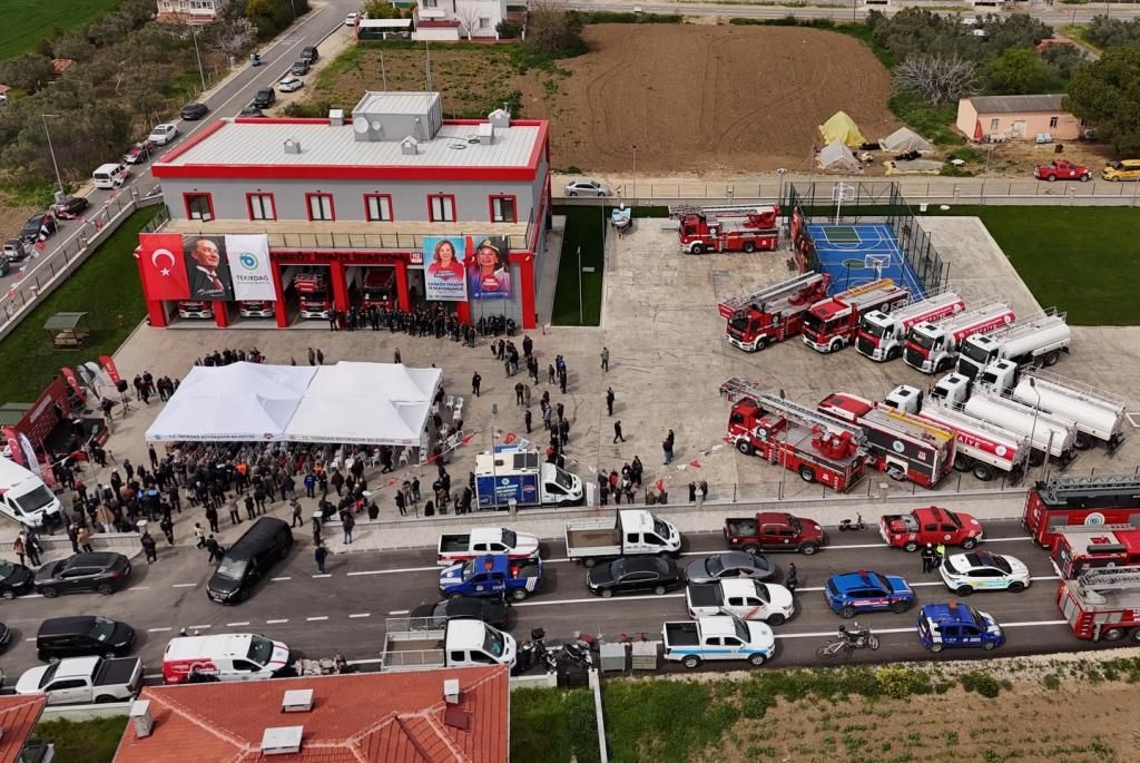 Şarköy İtfaiye İstasyonu hizmete açıldı