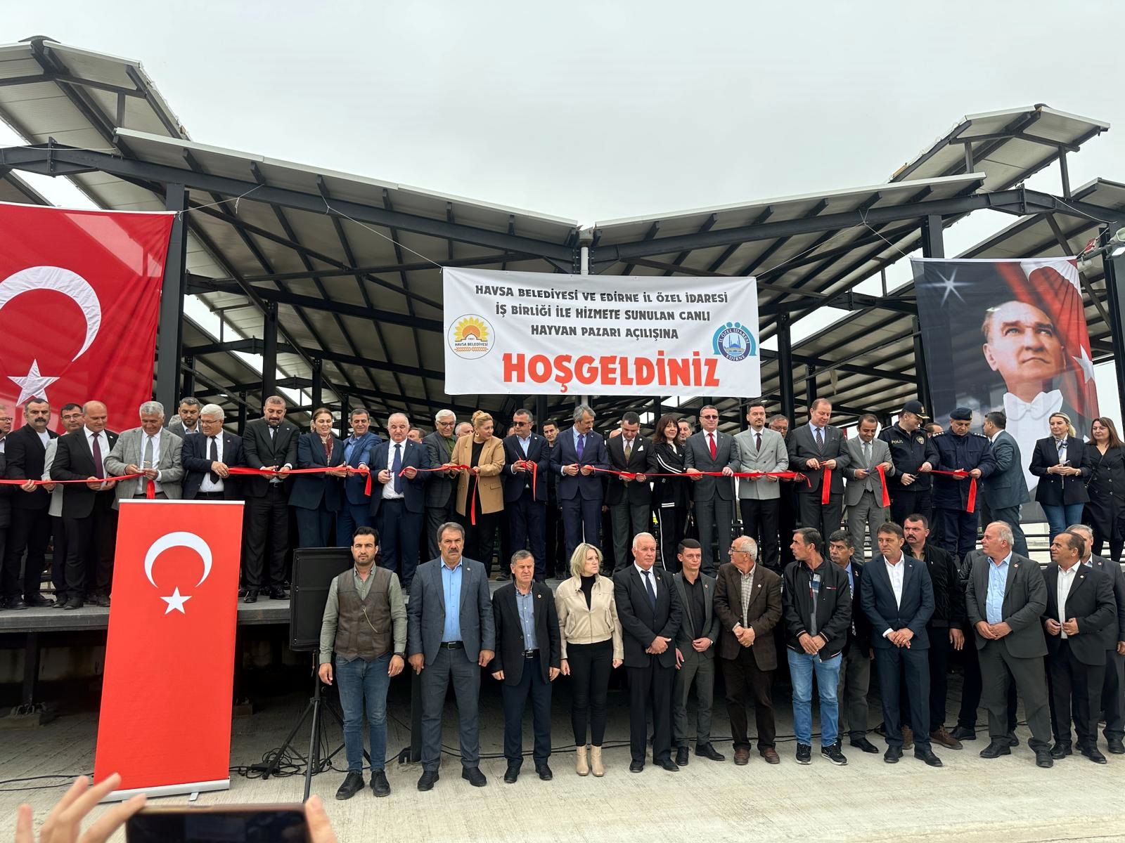 1000 hayvan kapasiteli yeni canlı hayvan pazarı açıldı