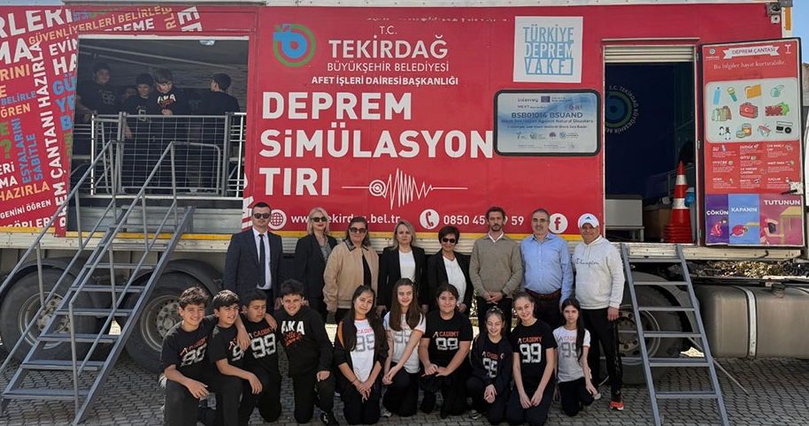 Uluslararası proje ile Tekirdağ’da afet farkındalığı artıyor