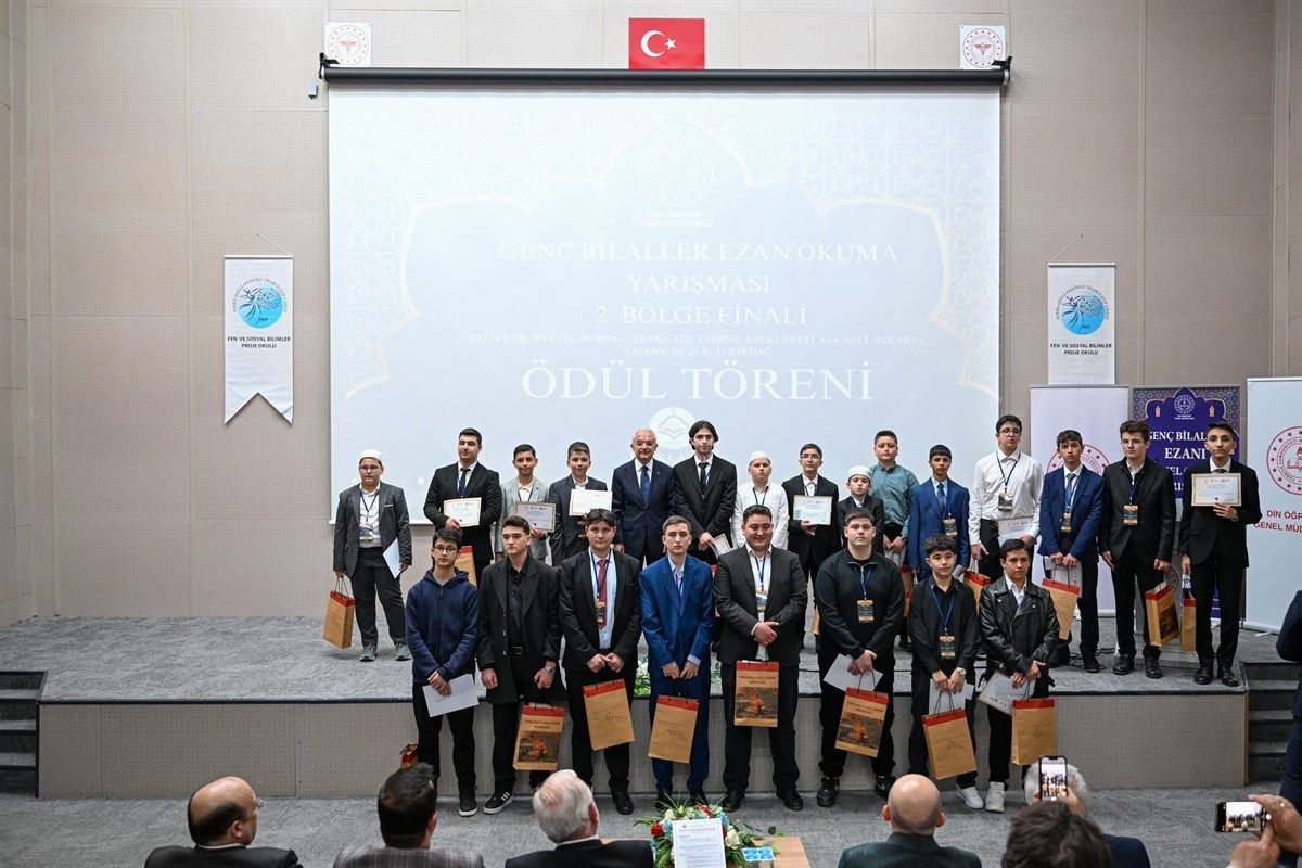 Genç Bilaller Ezan Okuma Yarışması 2. Bölge Finali yapıldı