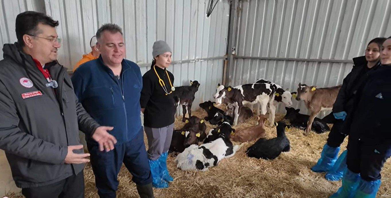 Büyükbaş hayvan işletmesine teknik inceleme ziyareti