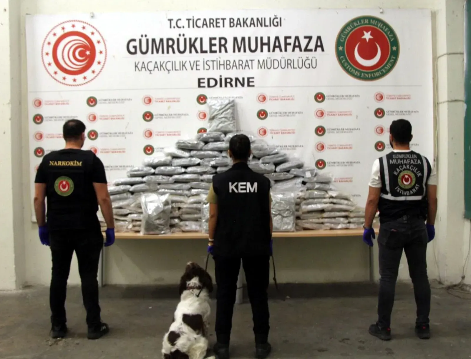Kapıkule'de 60 kilo esrar ele geçirildi