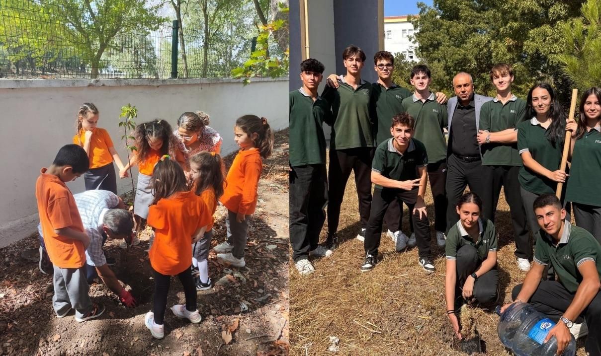 Fidanlar toprakla buluşturuldu