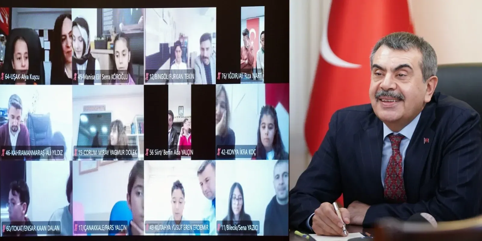 Bakan Tekin, çocukların fikirlerini dinledi