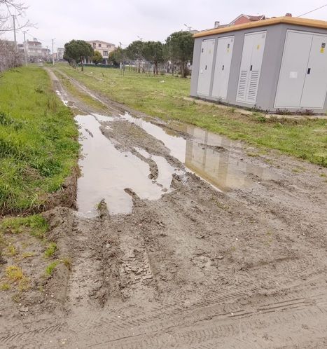 Dereağzı’nda yol isyanı: Yağmur yağınca çile başlıyor