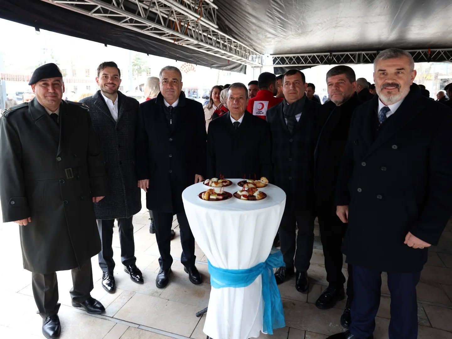 Çerkezköy’de bayramın ilk gününde protokol buluşması