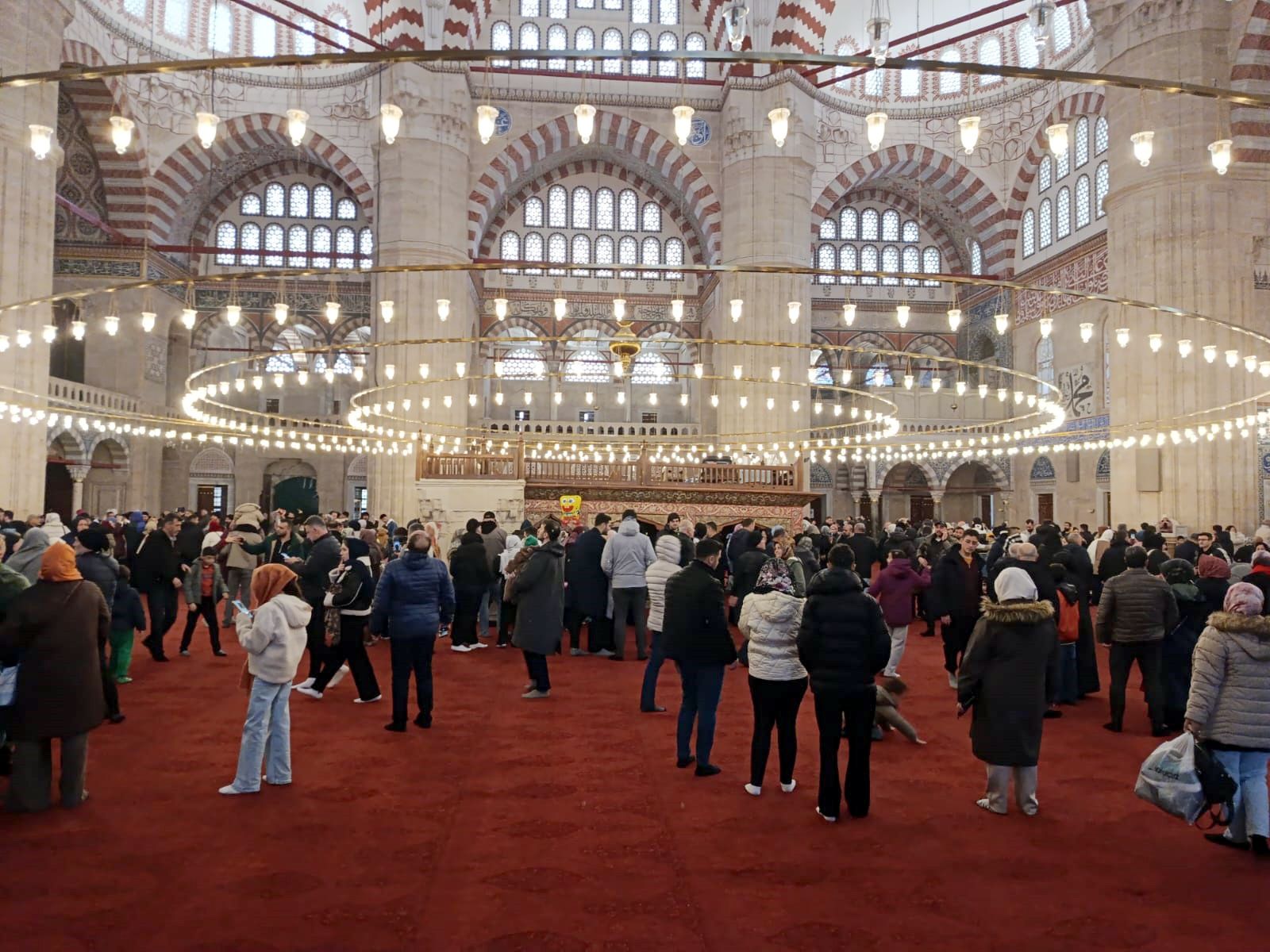 Bayramda Edirne’ye ziyaretçi akını
