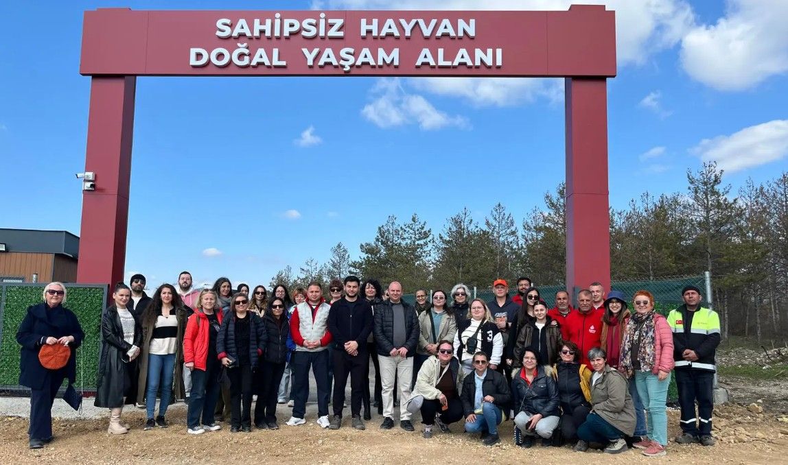 Hayvanseverlerden Doğal Yaşam Alanı’na ziyaret
