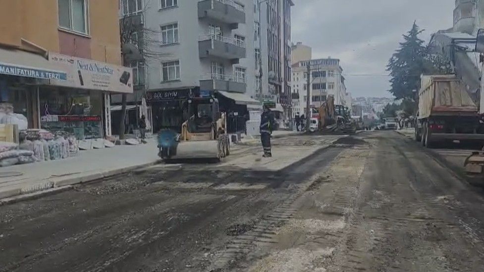 Asfalt çalışmaları nihayet başladı
