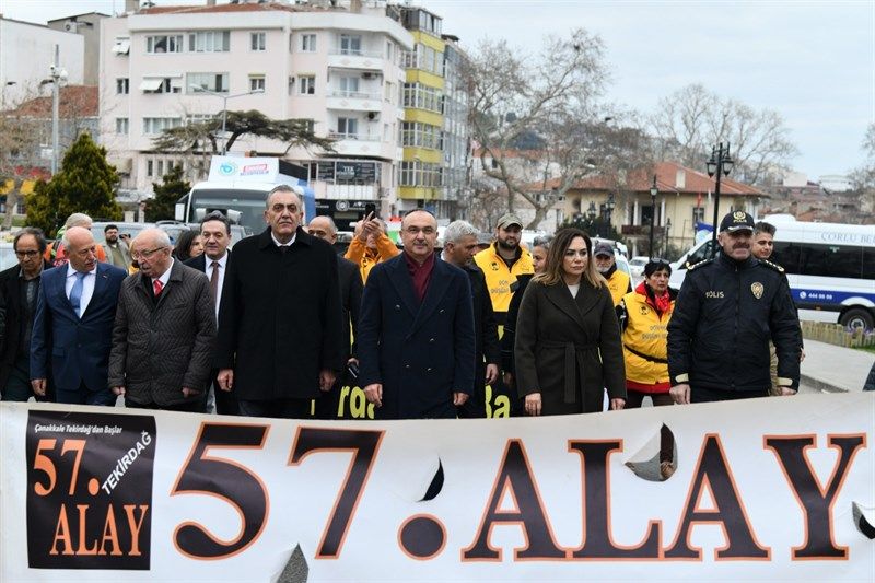 57. Alay Yürüyüş Komitesi, Çanakkale'ye uğurlandı