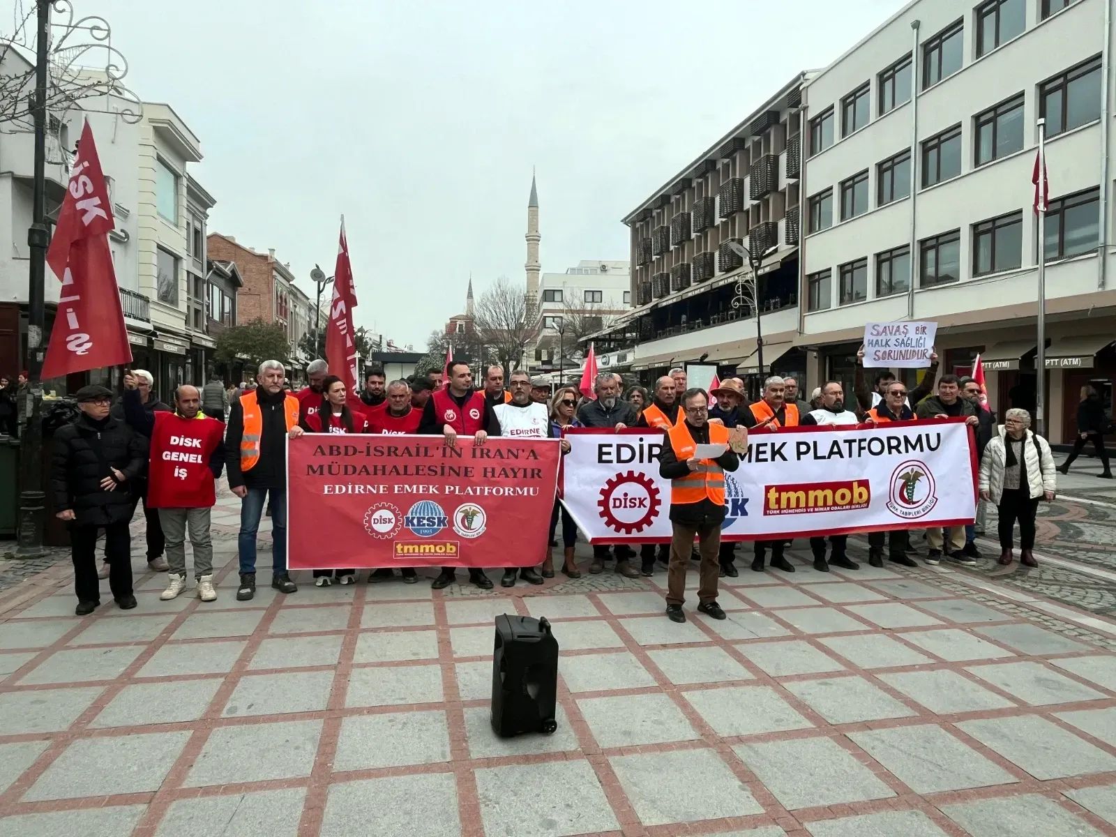 “Savaş ve işgal politikalarını reddediyoruz”